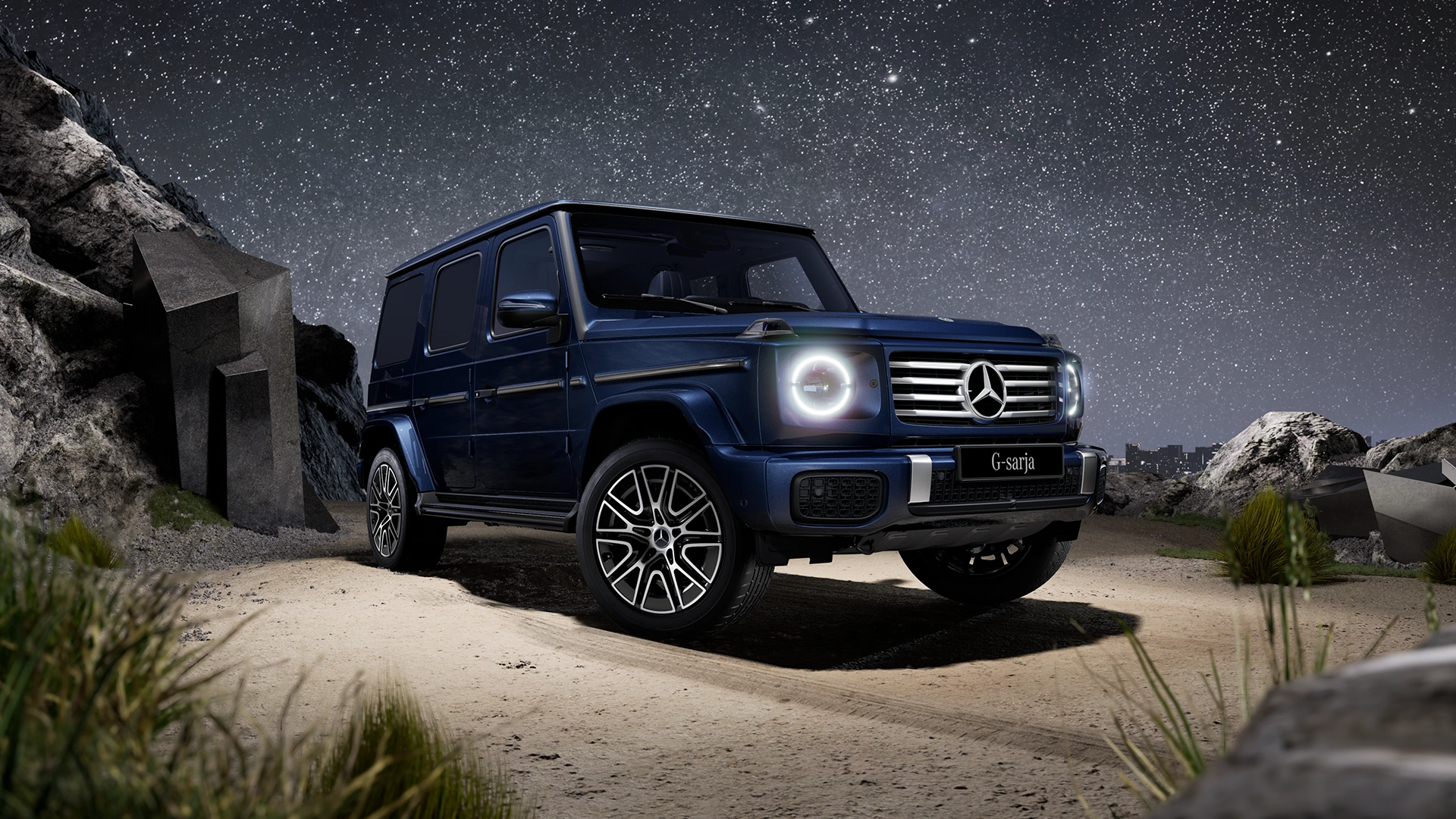 Mercedes-Benz G-klase naktī