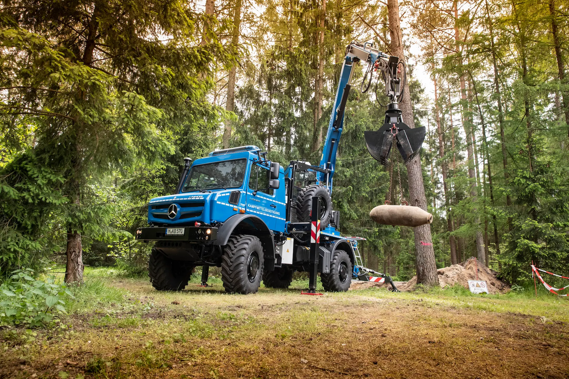Mercedes-Benz Unimog mežsaimniecībā