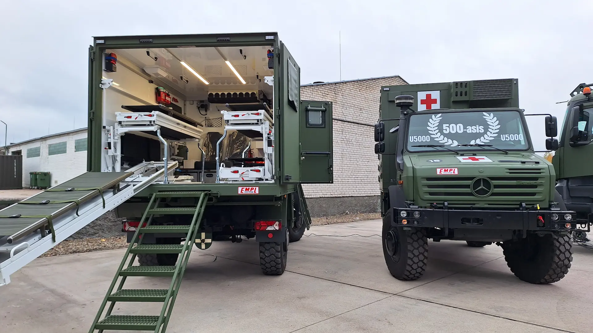 Mercedes-Benz Unimog militātais medicības transports