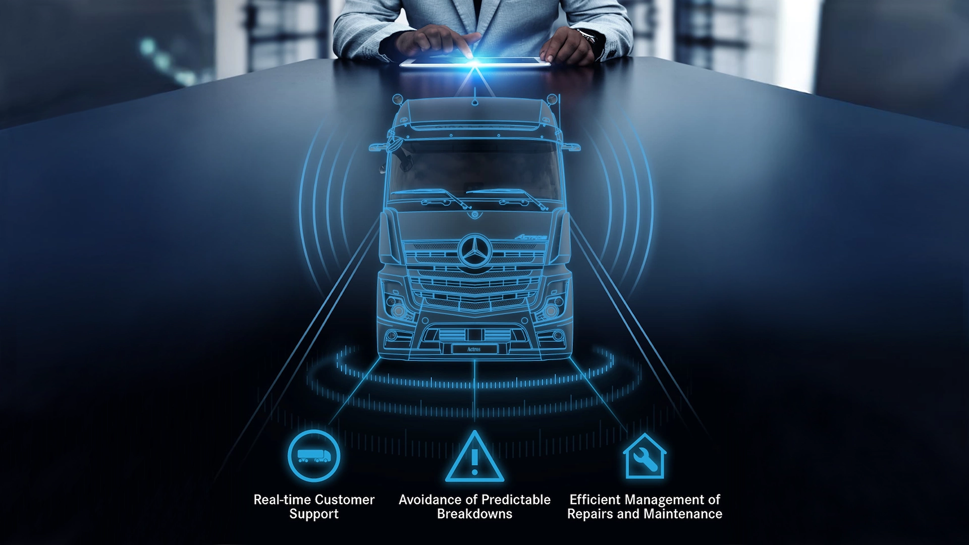 Mercedes-Benz Trucks piedāvā plašu digitālo pakalpojumu klāstu