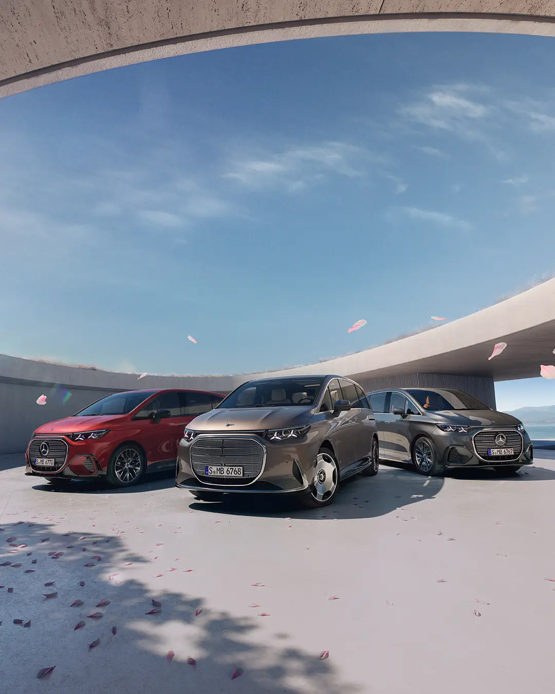 jaunais elektriskais Mercedes Benz VLE