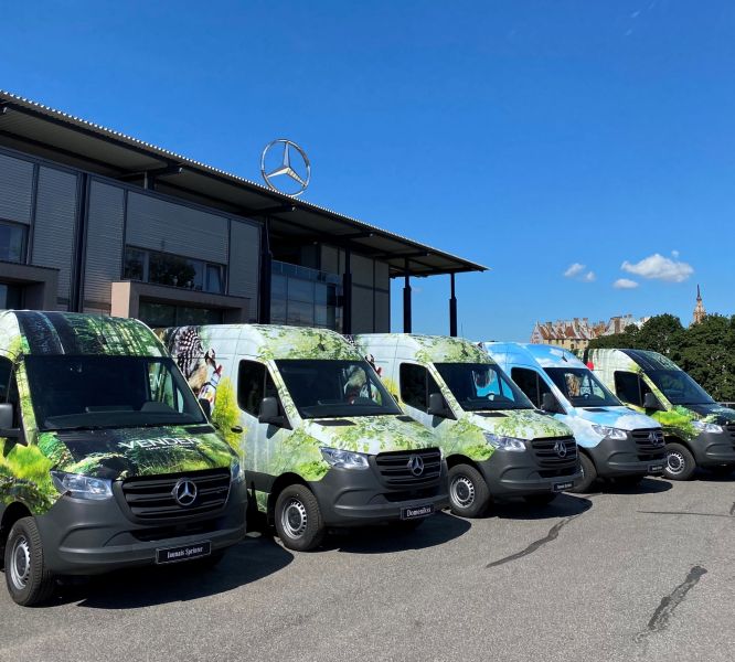 Domenikss delivers 17 new Mercedes-Benz Sprinter vans to the company VENDEN