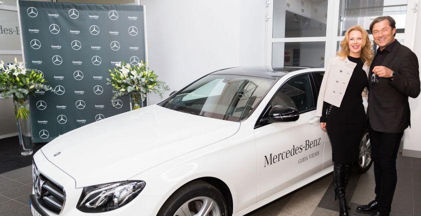 Андрей Жагар стал послом марки Mercedes-Benz в Латвии