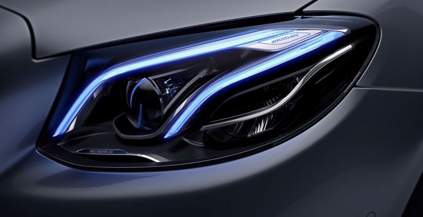 MERCEDES-BENZ TEHNOLOĢIJAS: MULTIBEAM LED APGAISMOJUMS