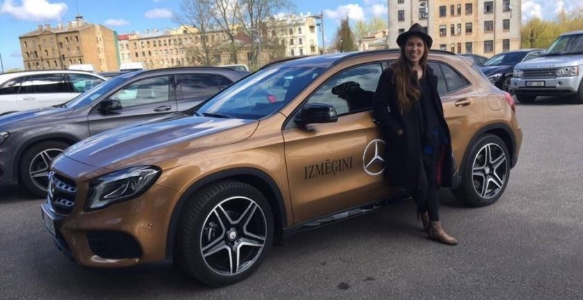 Семейная поездка солистки группы Astro'n'out на Mercedes-Benz GLA 200